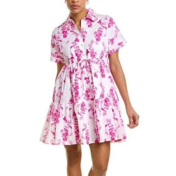 Tuckernuck Ro's Garden Jade Dress in Ines Magenta NWT Sz. L - Picture 1 of 8